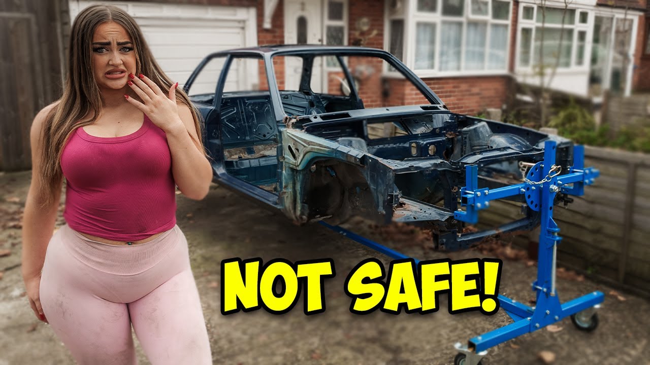 Я поставил свой брошенный BMW E30 на передвижной стенд