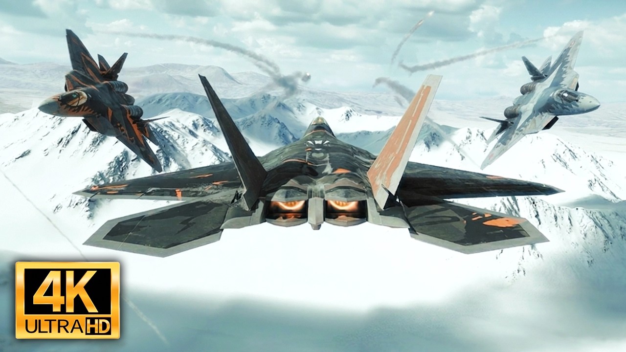 Battlefield 6 : F-22 Raptor VS SU-57 Felon ( NEW WINTER MODE ) | ( 4K Overkill Graphics )