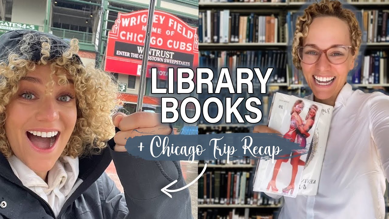 GETTING OUT OF A FUNK with Library Books and Coffee Shops + Chicago Trip Recap!  | Los Angeles Vlog