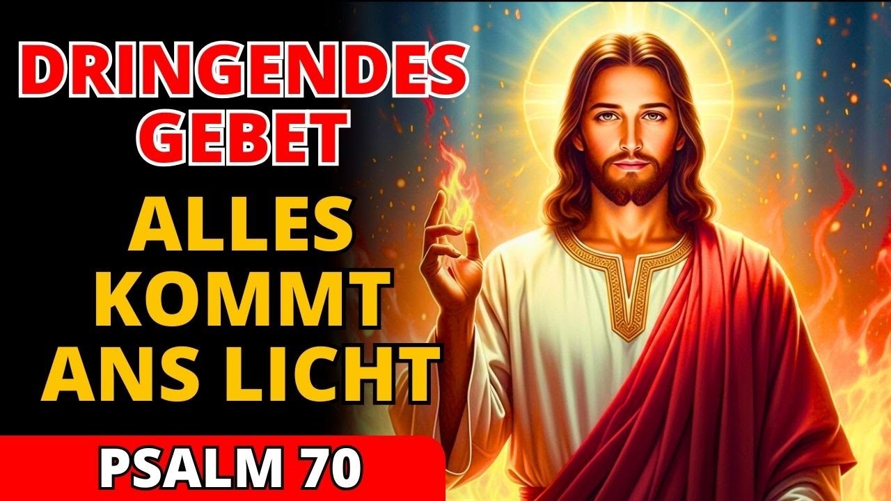 ⚔️ PSALM 70: Jeder verborgene Feind wird heute ENTLARVT und beschämt, Dringendes Gebet