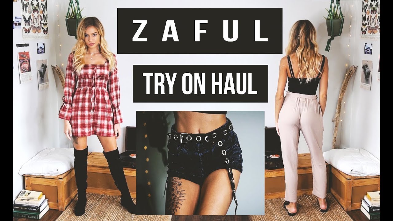 ZAFUL TRY ON CLOTHING HAUL - SUMMER TO FALL TRANSITIONAL PIECES + STYLING TIPS