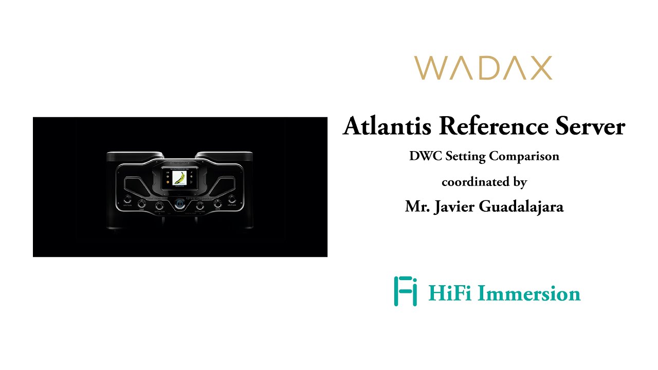 WADAX Atlantis Reference Server DWC (Digital Waveform Control) setting comparison