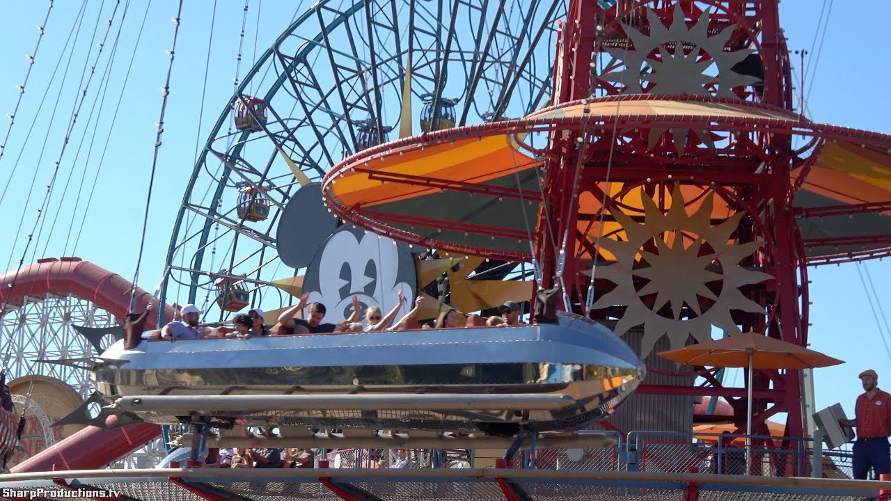 Golden Zephyr (On-Ride 4K) Disney California Adventure