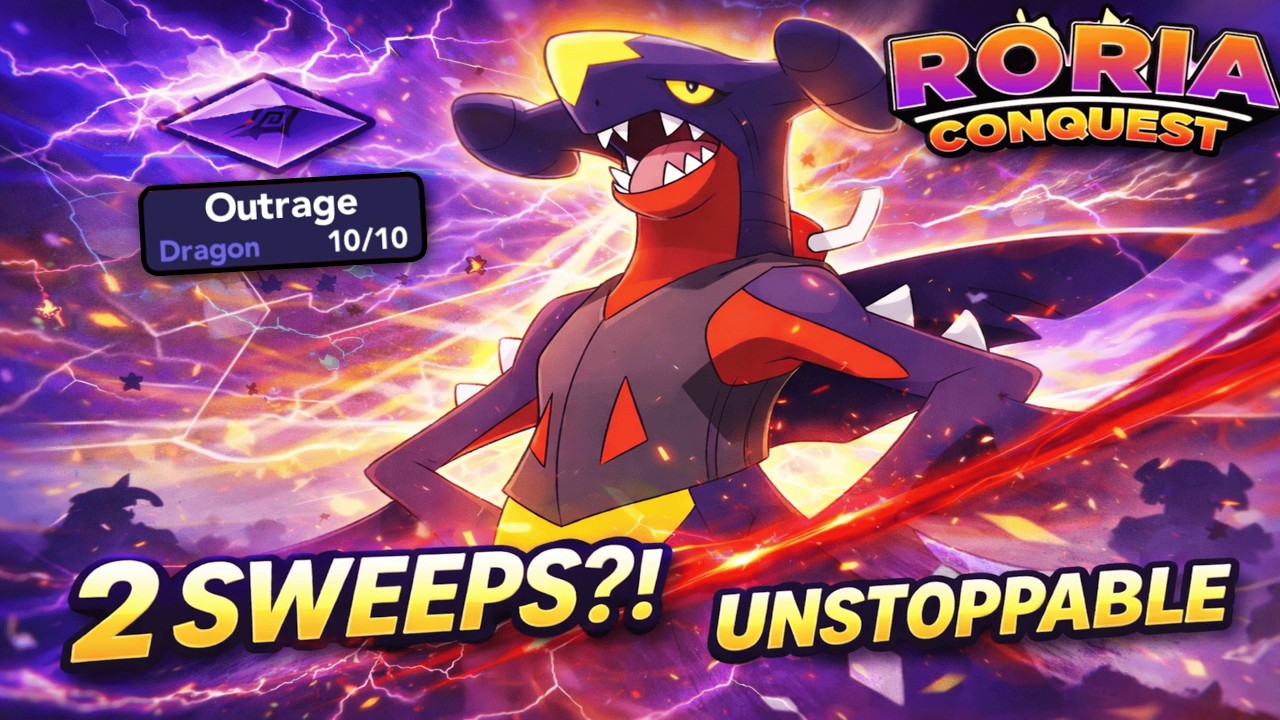 Z Dragon Garchomp Is UNSTOPPABLE… 2 Sweeps in One Video! | Pokemon Brick Bronze Roria Conquest