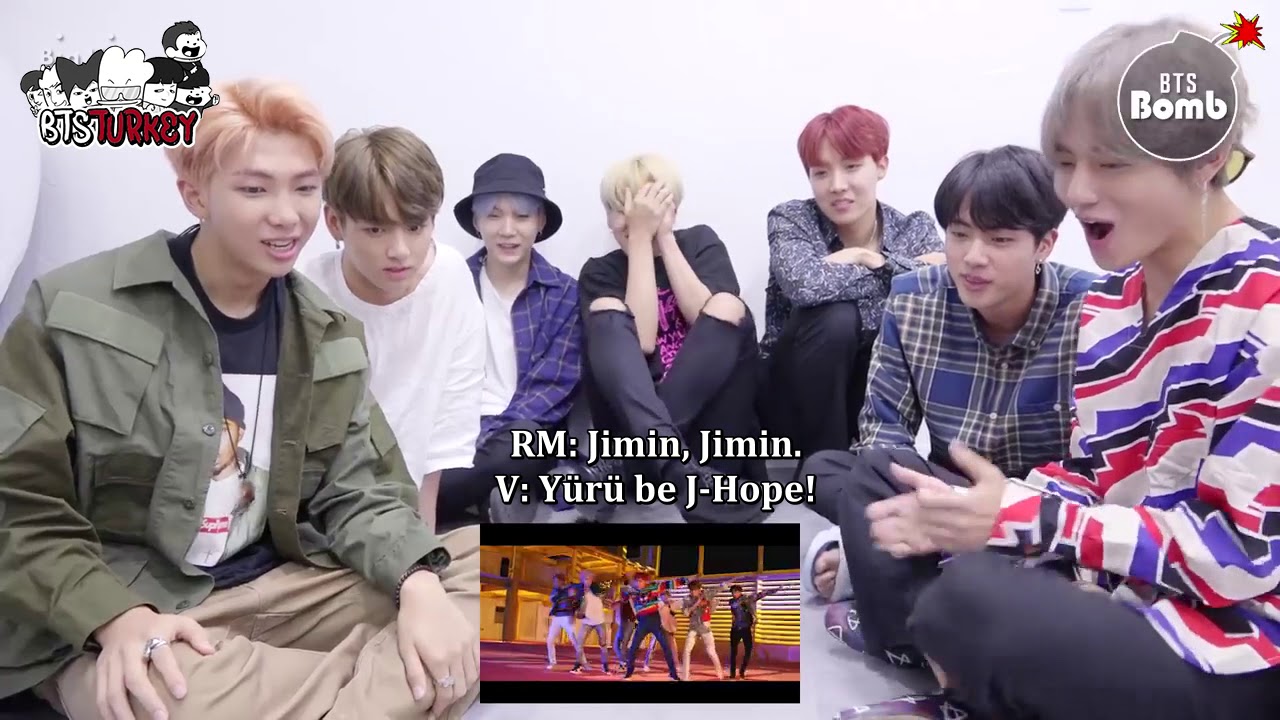 [BANGTAN BOMB] BTS 'DNA' MV REAL reaction @6:00PM (170918) (T&uuml;rk&ccedil;e Altyazılı)