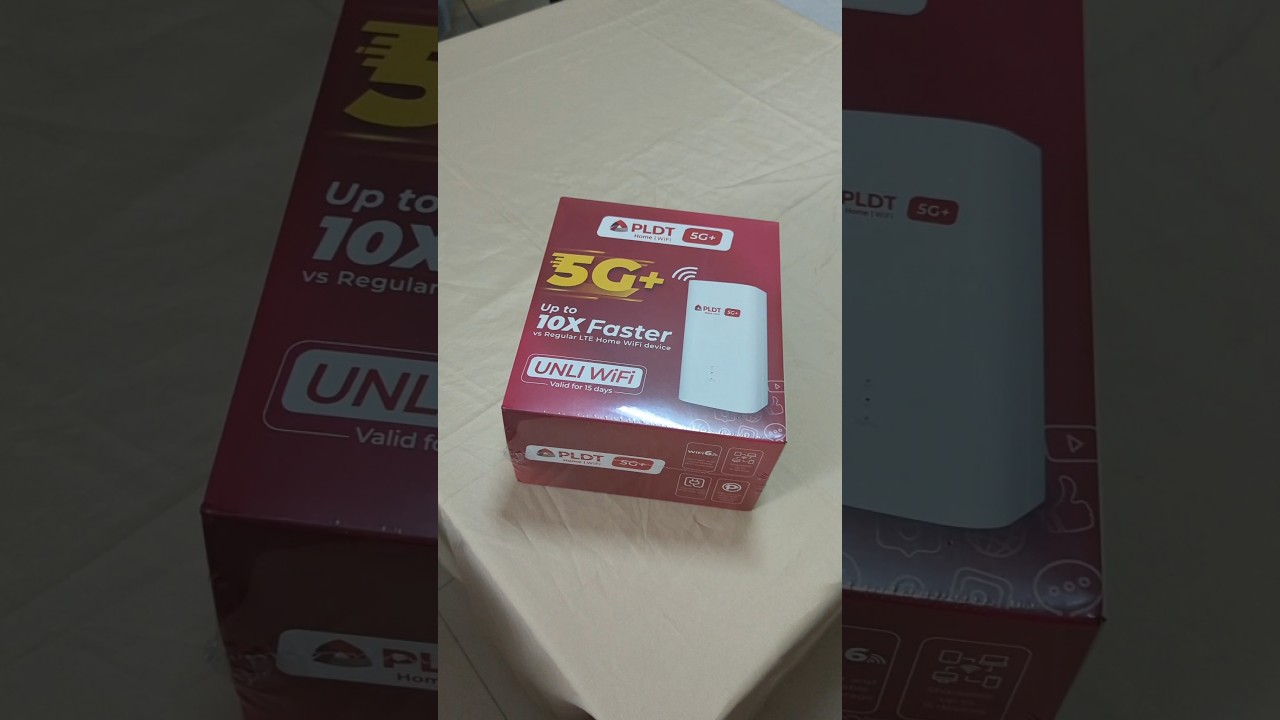 Rozpakowywanie ASMR PLDT HOME WIFI prepaid 5G #asmr #rozpakowywanie
