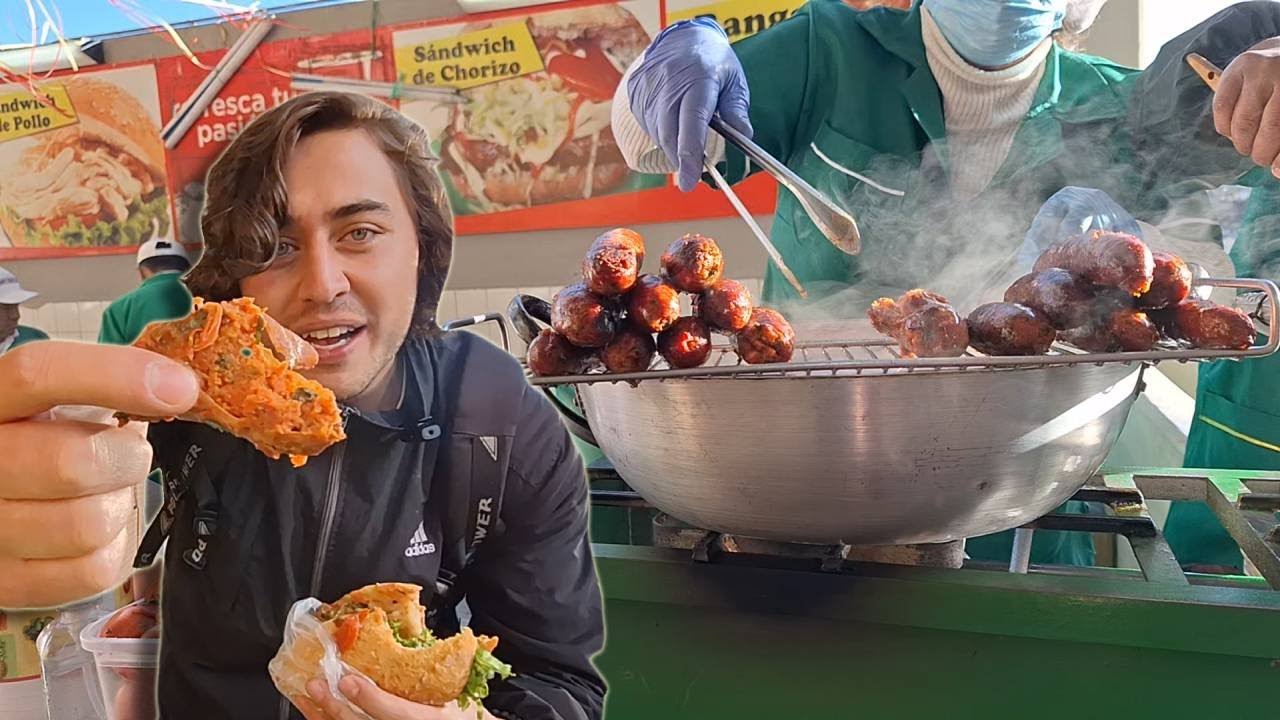 PROBANDO TODA LA COMIDA DEL ESTADIO HERNANDO SILES, el más IMPORTANTE DE BOLIVIA | ¿Qué tan rica es?