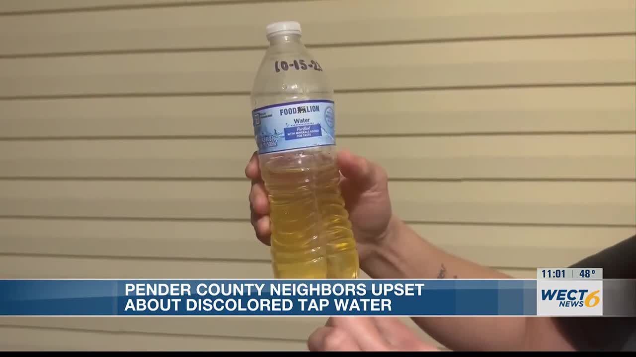 &lsquo;Enough is enough&rsquo;: Neighbors in Pender County tired of discolored, chlorinated tap water