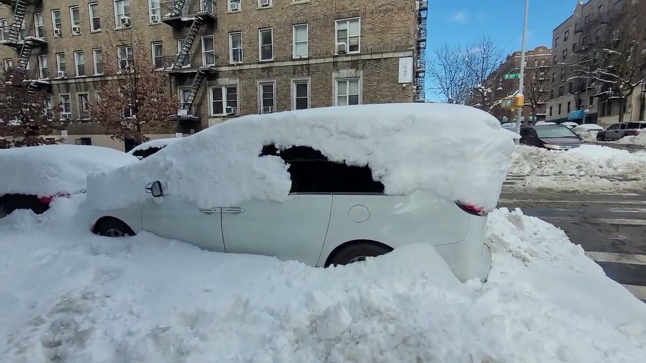 189st Wadsworth Washington Heights after the snowstorm in 2026
