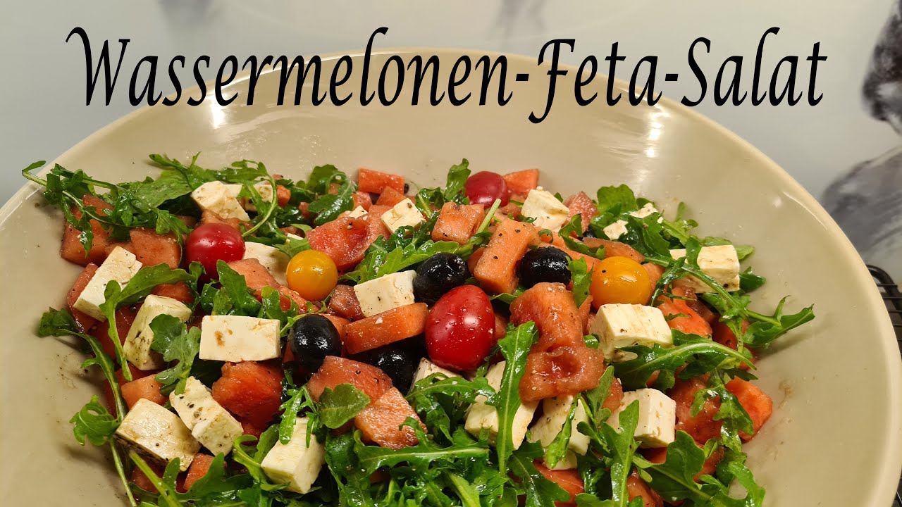 Wassermelonen-Feta-Salat