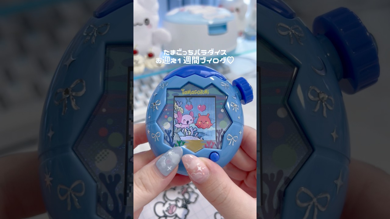 たまパラお迎え1週間の記録🎀🫧 #たまごっちパラダイス #たまごっち #tamagotchi #たまごっちVlog #1週間チャレンジ #平成女児 #vlogshorts #kawaiivlog