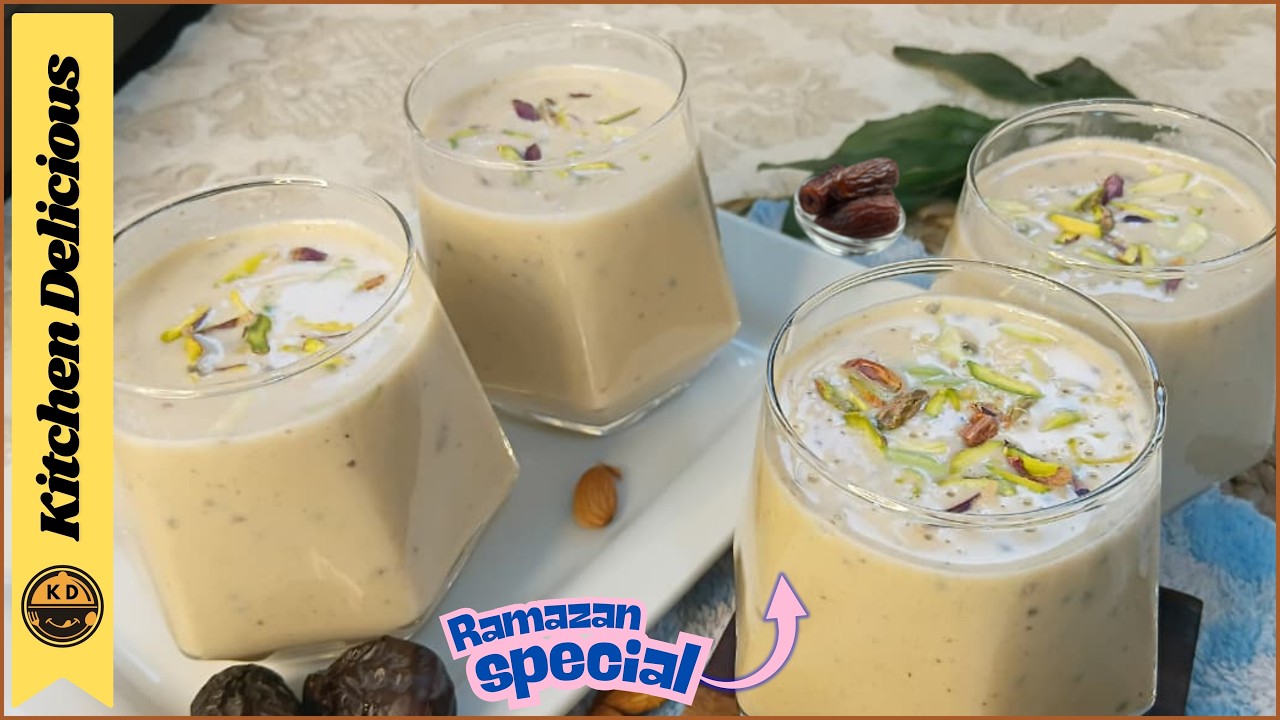 Ramadan Special Drink || Healthy Creamy Energy Drink || Ramzan Special Iftar Recipe