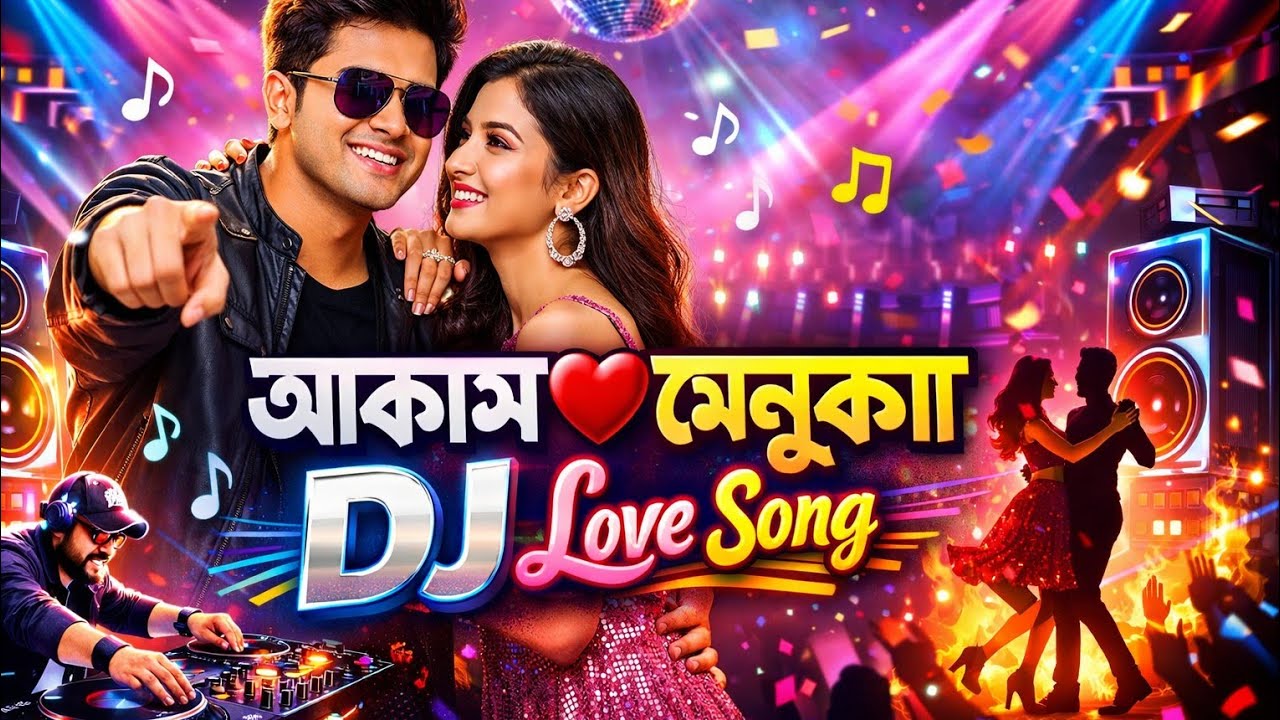 আকাস♥️মেনুকা // DJ LOVE SONG //#masudaisong 