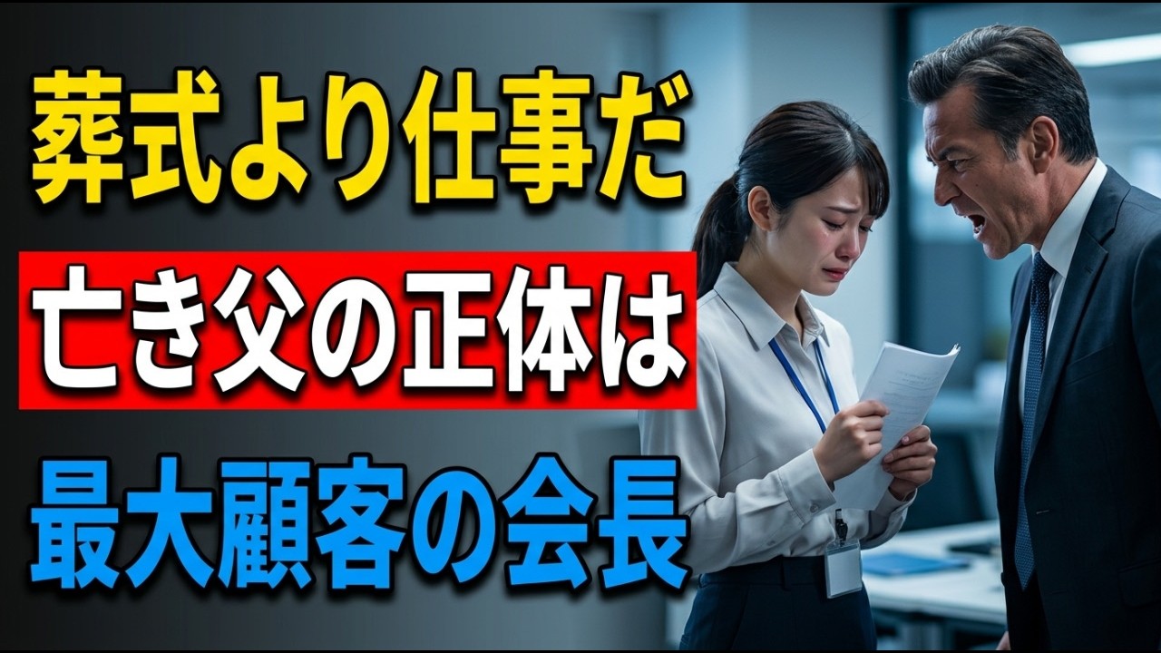 「親の葬式ごときで有給取るな！」会社で上司に侮辱された新人OL「…わかりました」翌日上司のデスクが消えていた…