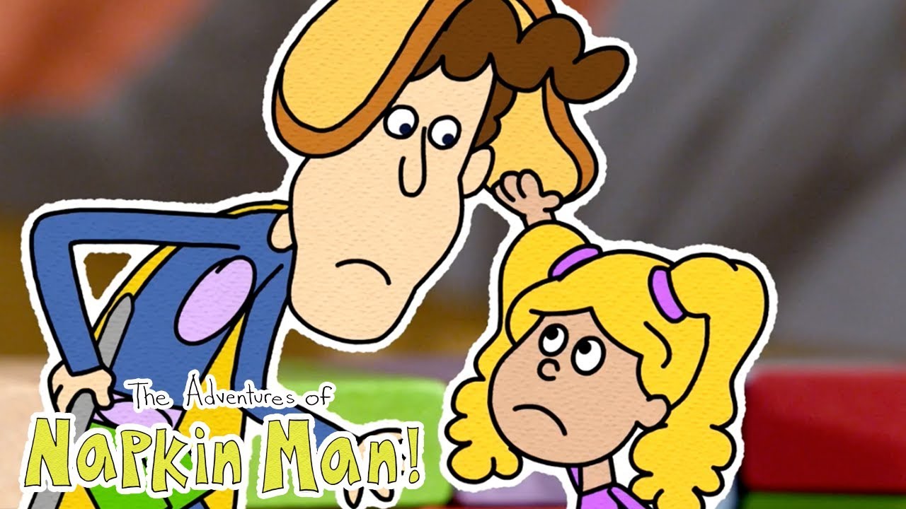 The Adventures of Napkin Man | PANCAKE DISASTER | Cartoons for Kids