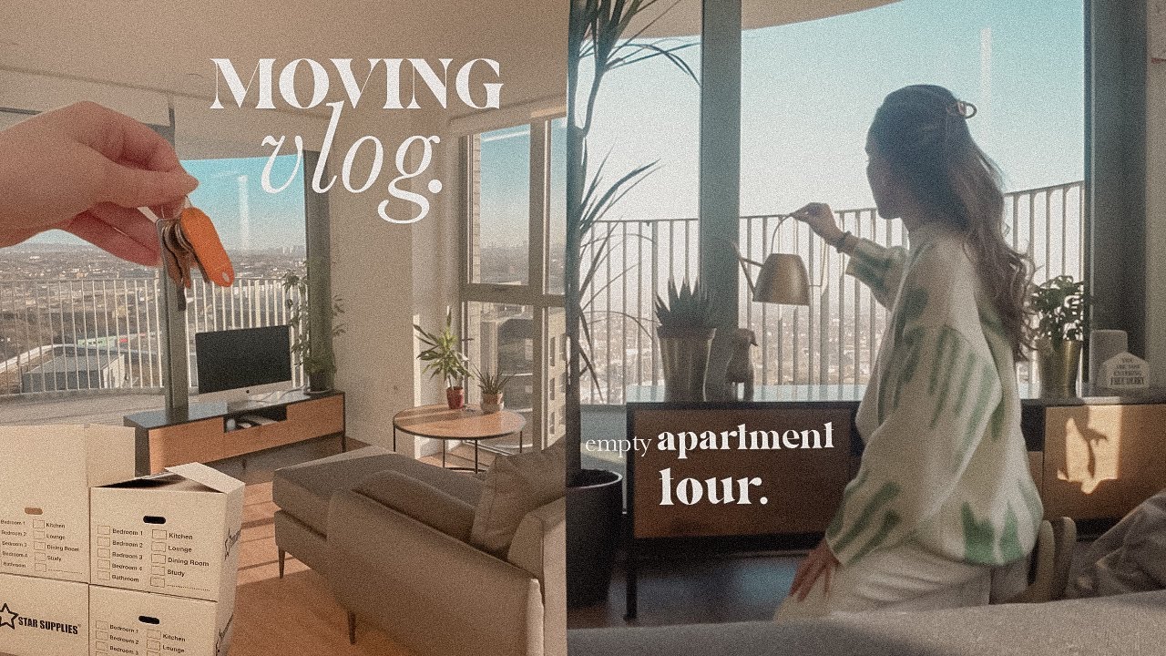 empty apartment tour london & moving vlog !! 📦