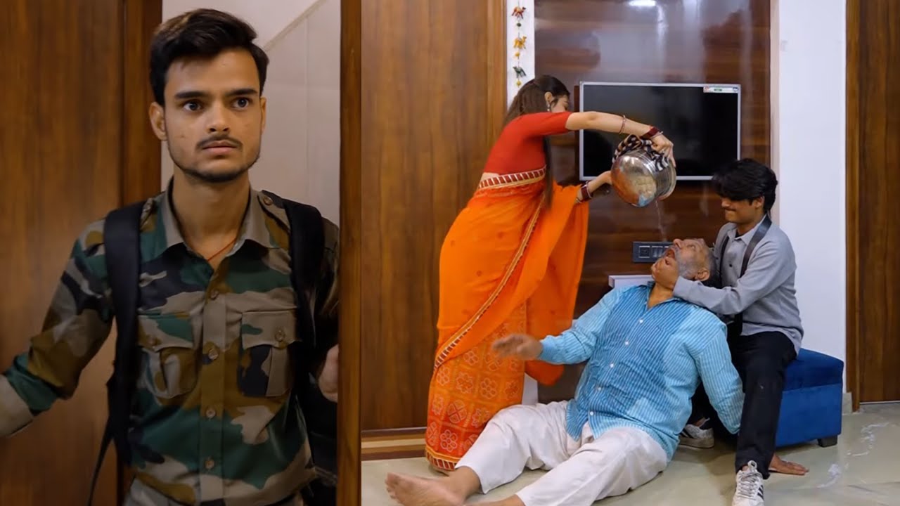 फौजी पुलीस का धोखेबाज बीवी को सबक || attyachaar || || BeFikre KalaKaar Films ||