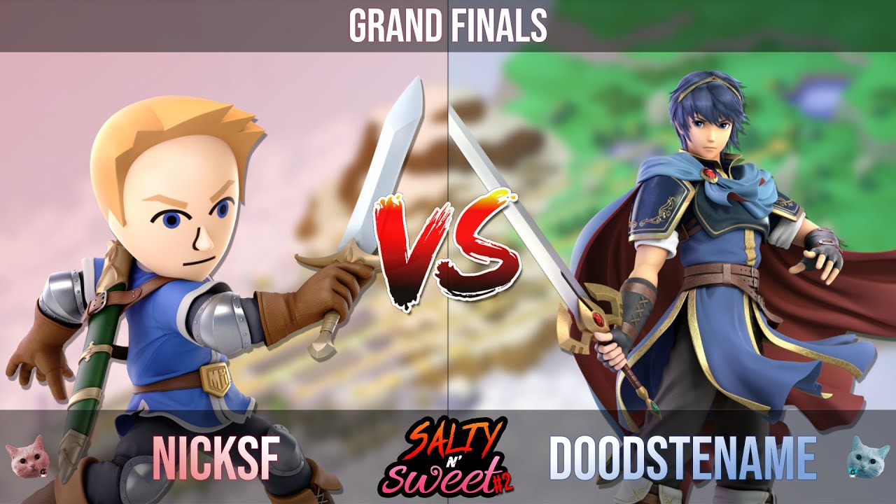 SaltySweet # 02 | NickSF (Mii Swordfighter) vs doodstename (Marth) | Grand Finals | SSBU Ultimate