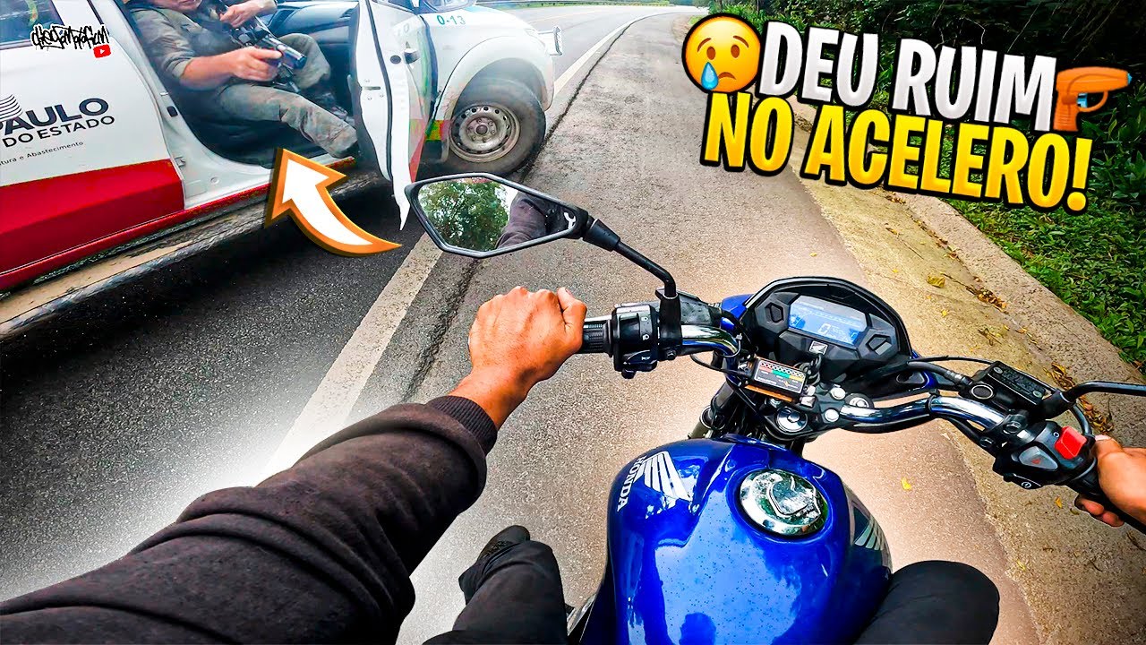 DEU RUIM NO ACELERO COM A FAN 150 MIX MONTADINHA