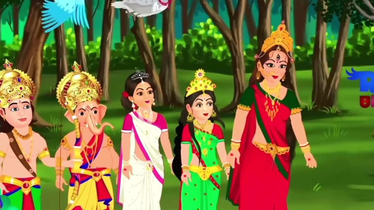 দূর্গার রাগ ও মহিষাসুরের নতুন জন্ম দেখে নাও বন্ধুরা //notun Bangla Golpo //Bangla moral stories//