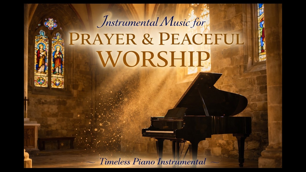 Instrumental Music for Prayer & Peaceful Worship | Timeless Piano Instrumental for Relaxation 🎹🌧️