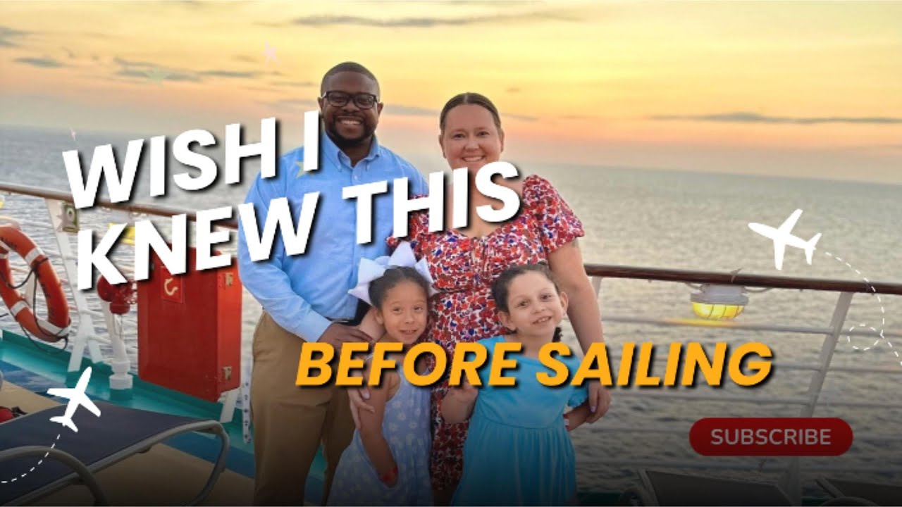 I Wish I Knew This Before Our Cruise