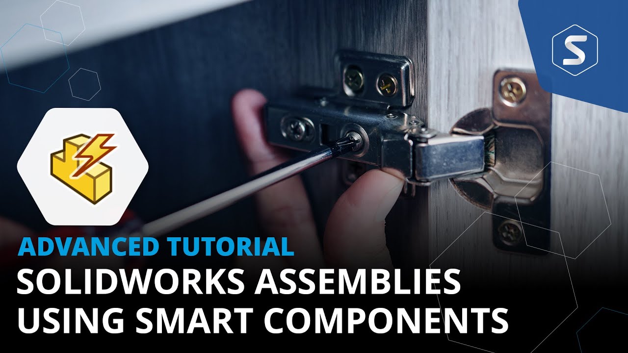 How to Insert & Create Smart Components | Advanced SOLIDWORKS Tutorial