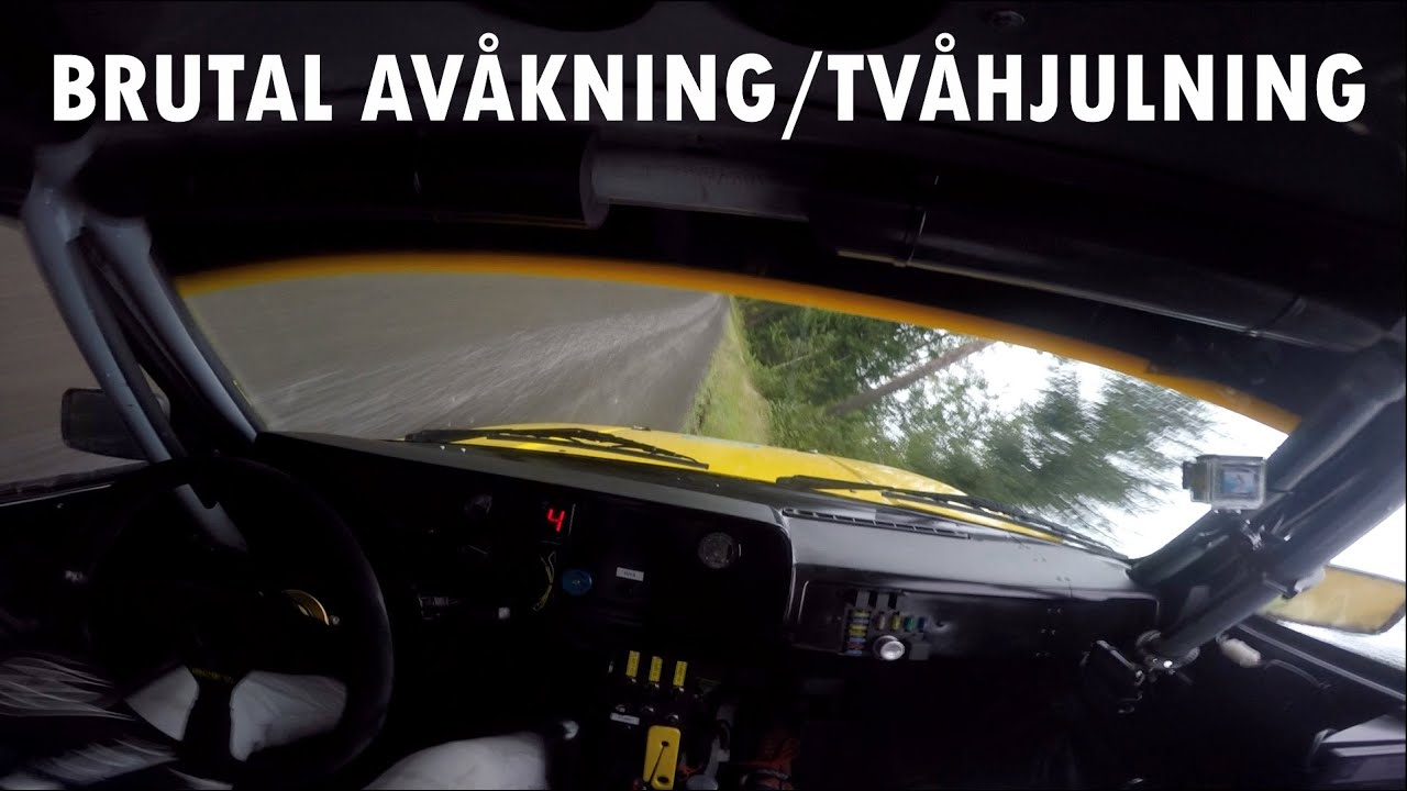 BRUTAL AV&Aring;KNING/TV&Aring;HJULNING (trotsar naturlagarna) - South Swedish Rally