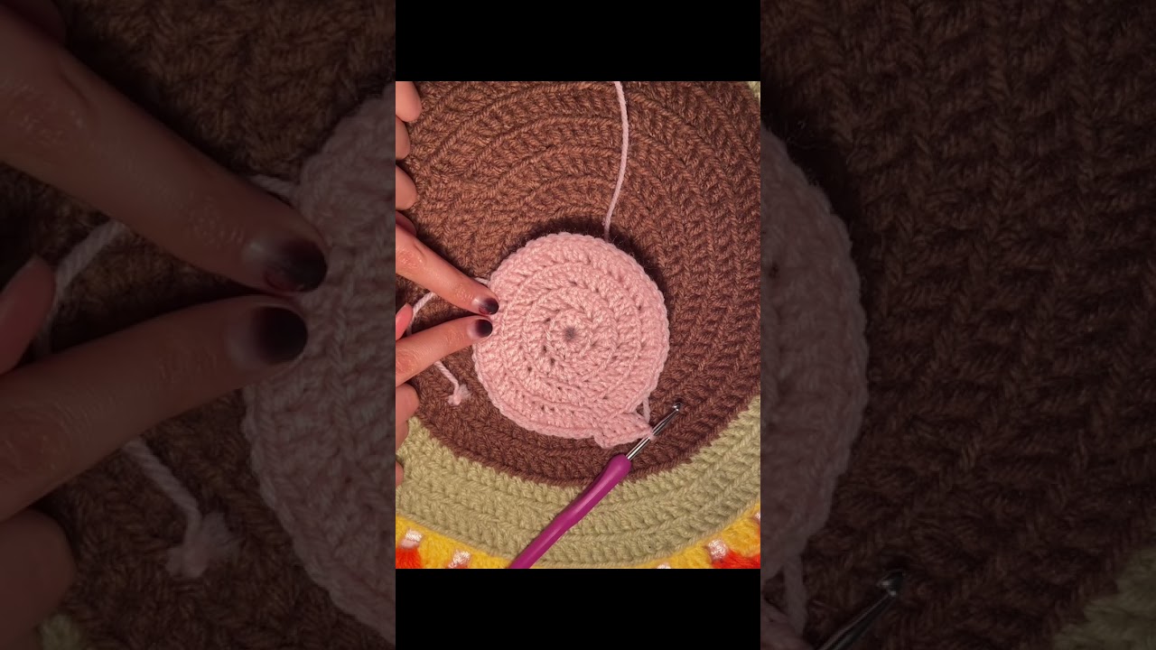 نموذج الدائرة#كروشيه_من_الصفر #شكل دايرة بالكروشيه#circle with crochet#crochettutorial #explore