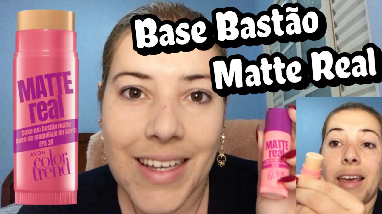 Resenha Base em bastao matte real avon Color trend