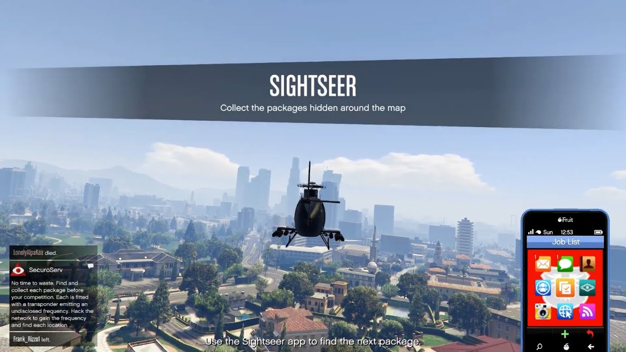 Grand Theft Auto 5 Enhanced: Online | CEO VIP Work: Sightseer