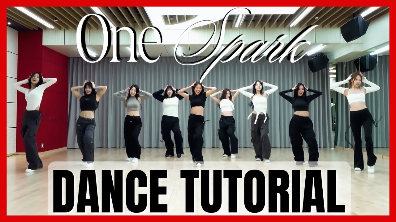 TWICE - 'ONE SPARK' Dance Practice Mirrored Tutorial (SLOWED)