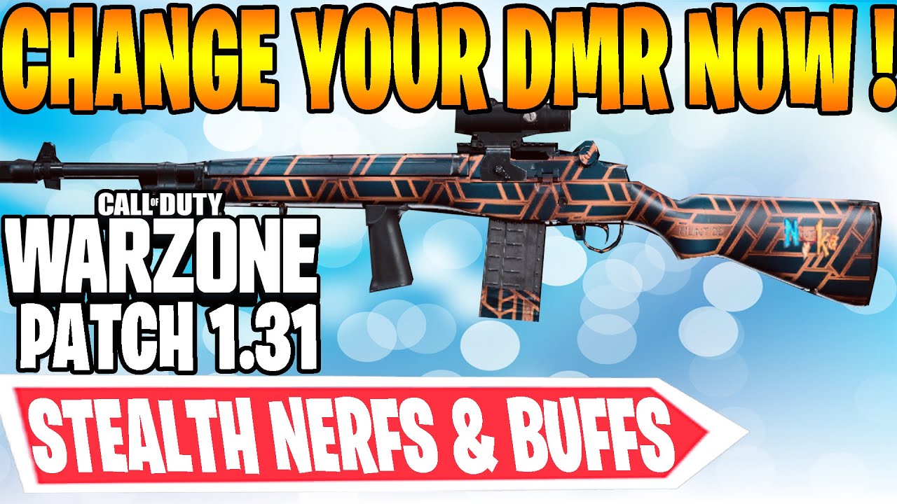 NO RECOIL DMR 14 Warzone UPDATE - Patch 1.31 Buff Nerf Class Setup Rebirth Island