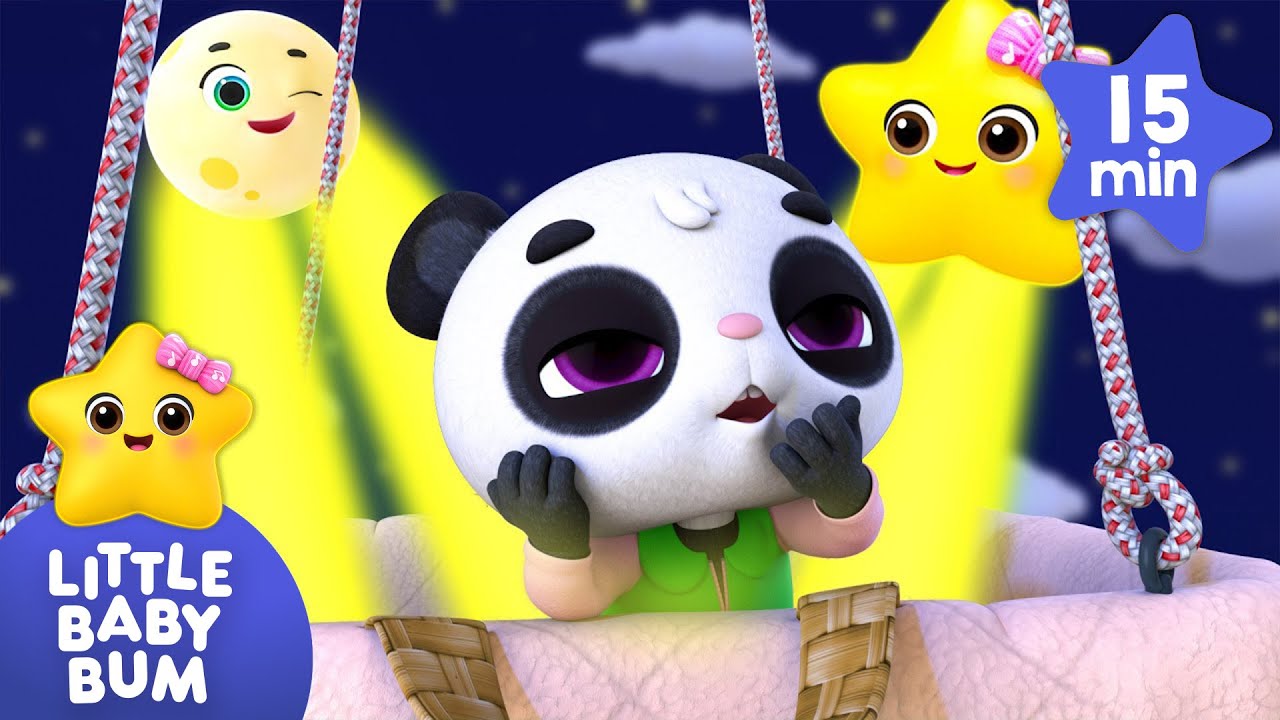 Clair de Lune - Moonlit Melodies 🌙✨ | 15 mins of Relaxing Songs | Little Baby Bum