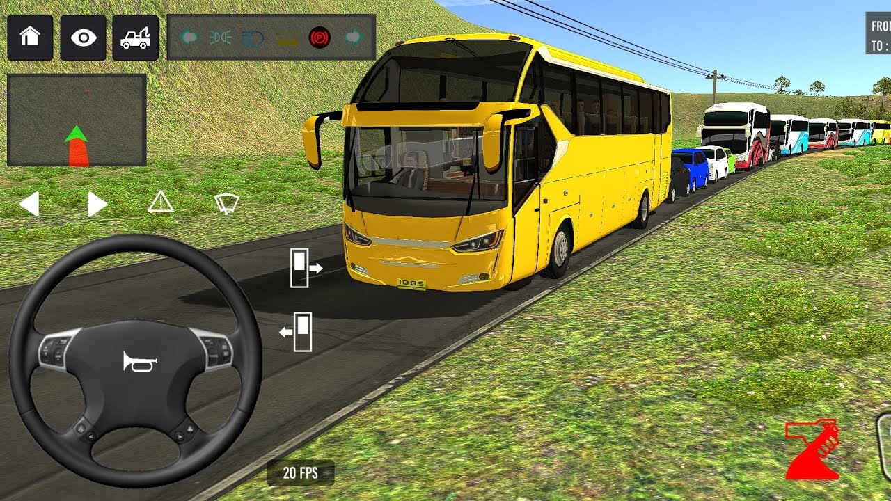 😍Bus Simulator: 3D Bus Games:Bus Simulator ll🔥 new euro coach ll NEW BUS SIMULATOR INDONESIA  #games
