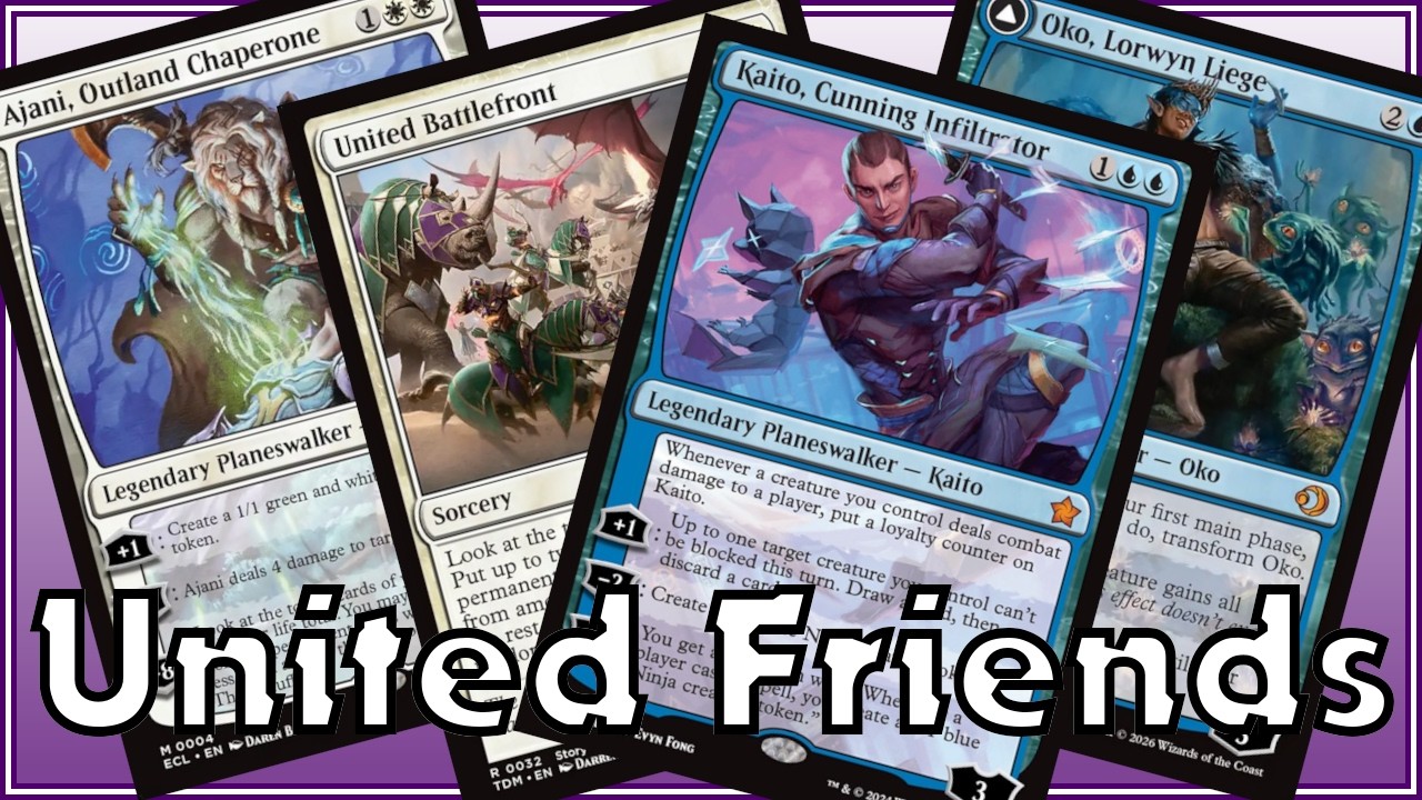 Ajani And Kaito Teaming Up! ...Oko is Here Too - Bant United Friends - Lorwyn Standard