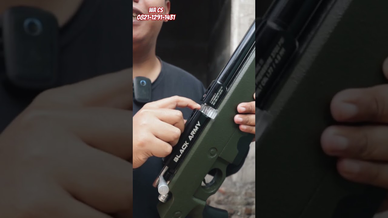 Begini cara pasang magazine di PCP AWM TURBO BLACKARMY