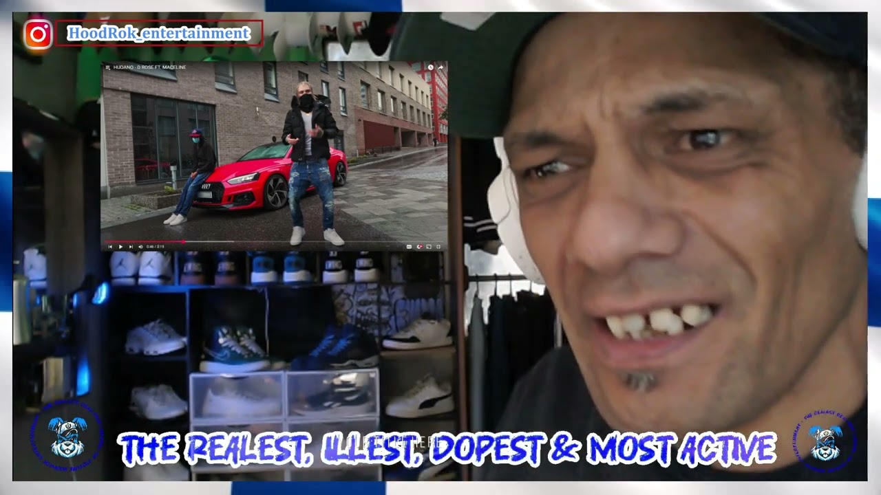 Finnish Rap Reaction: HUDANO - D ROSE FT. MACELINE