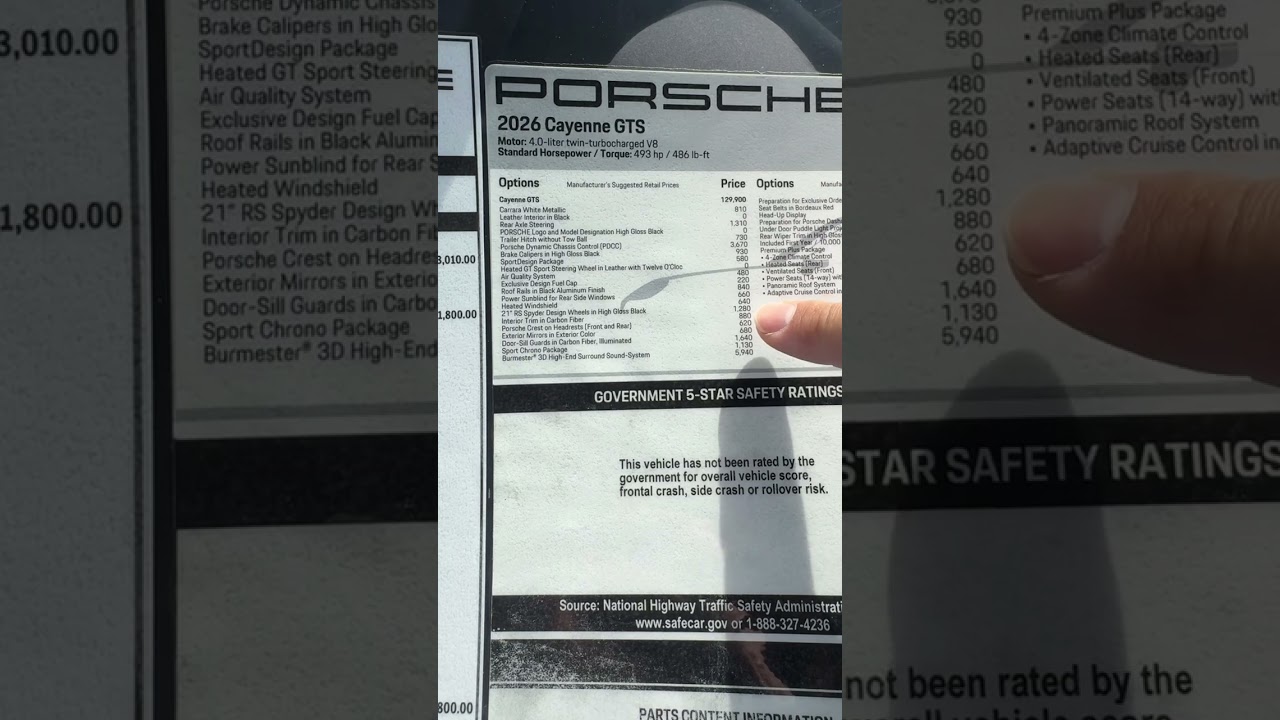 Porsche Has SO MANY OPTIONS!