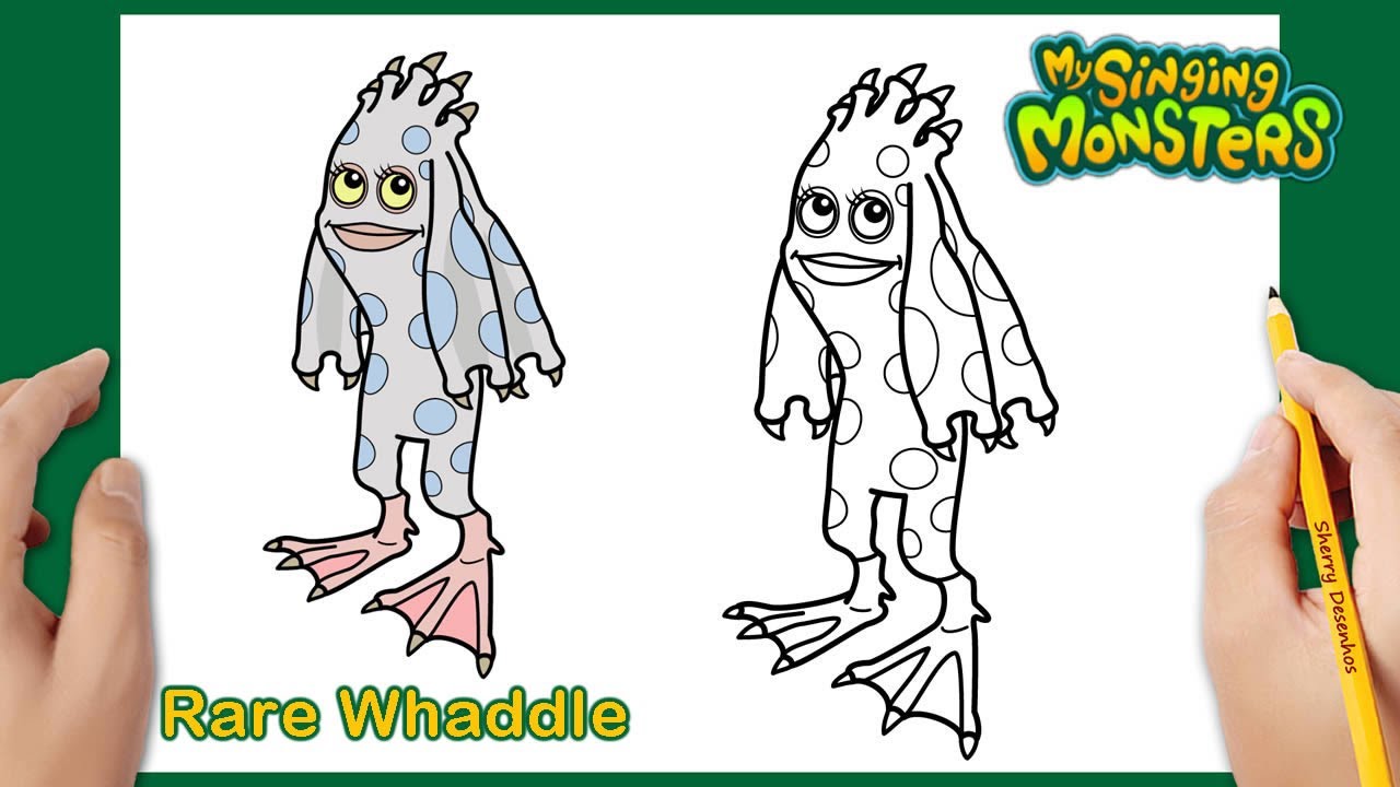 Como Desenhar My Singing Monsters - Rare Whaddle | How to draw My Singing Monsters - Rare Whaddle