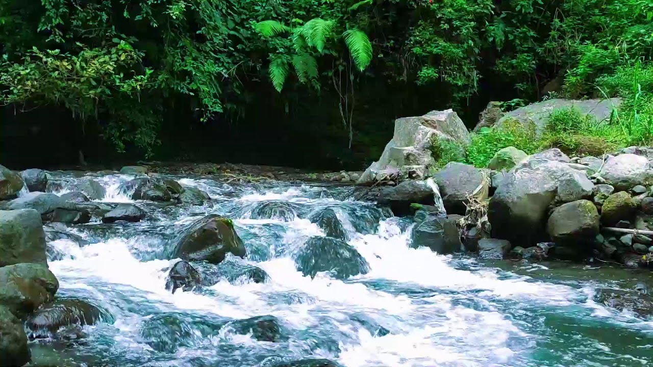 Heavy River Water Sounds  10 Hours Sleep Therapy for Stress  Anxiety