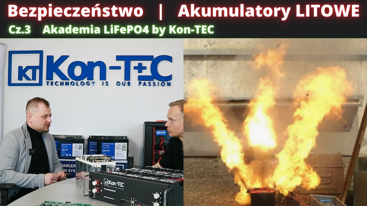 Czy akumulatory Litowe są NIEBEZPIECZNE ?