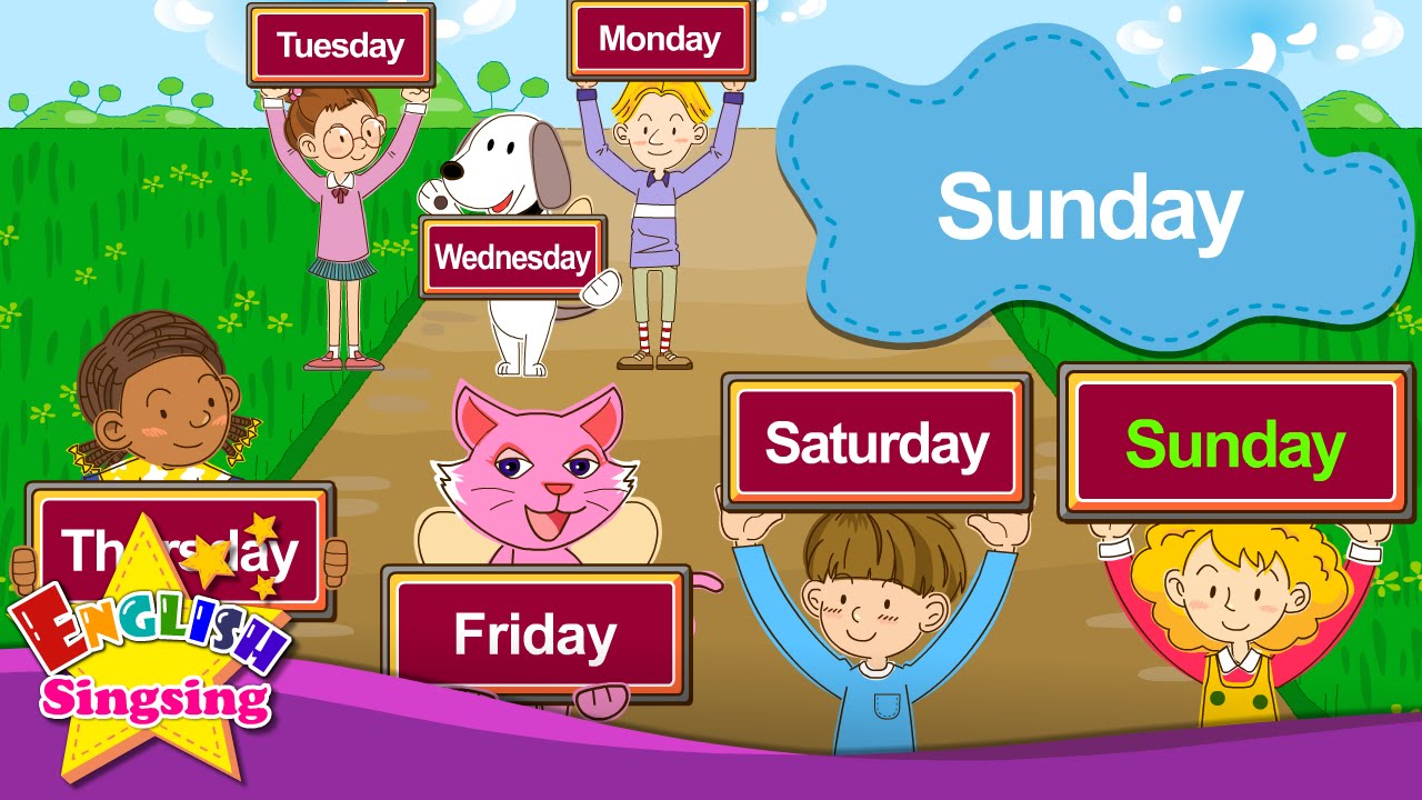 What day is it today? It's Monday Tuesday Wednesday (Day of the week) - English song for Kids