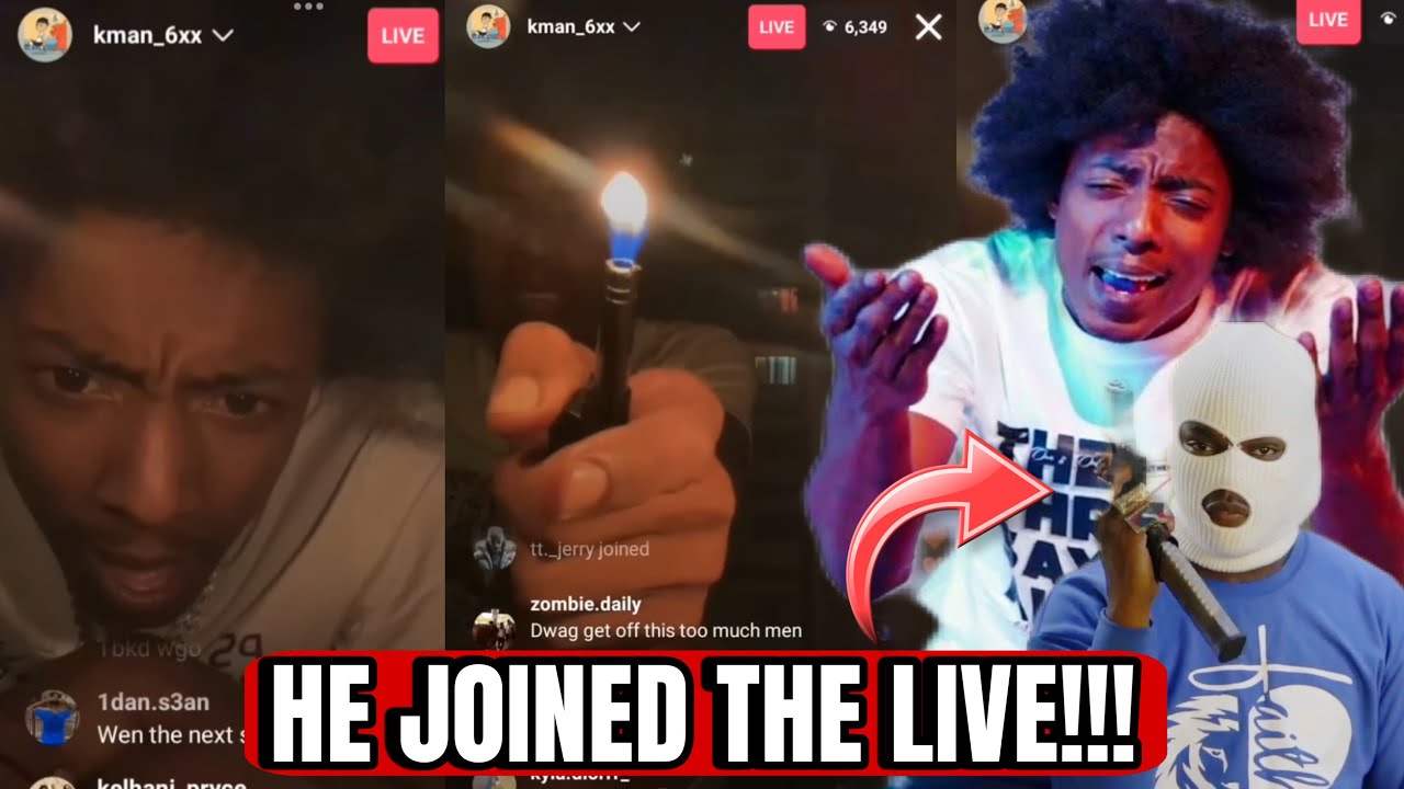 Kman 6ixx and Kratos 7 On Live After Shooting And Things Get Heated!