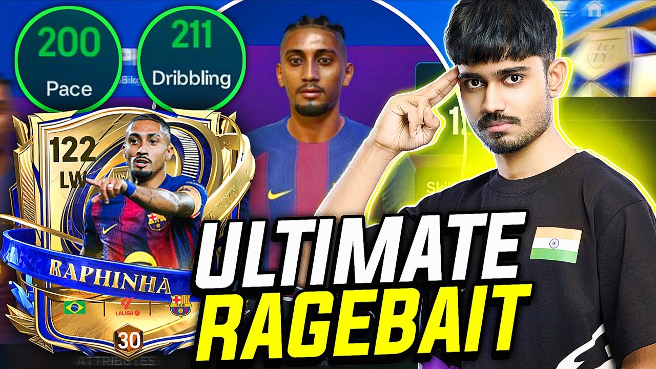 117 OVR UTOTY Raphinha is Pure Ragebait… But Maybe He is Worth It! | FC MOBILE