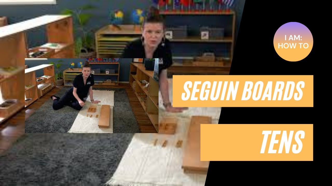 Seguin Boards - Tens - Mathematics - Montessori