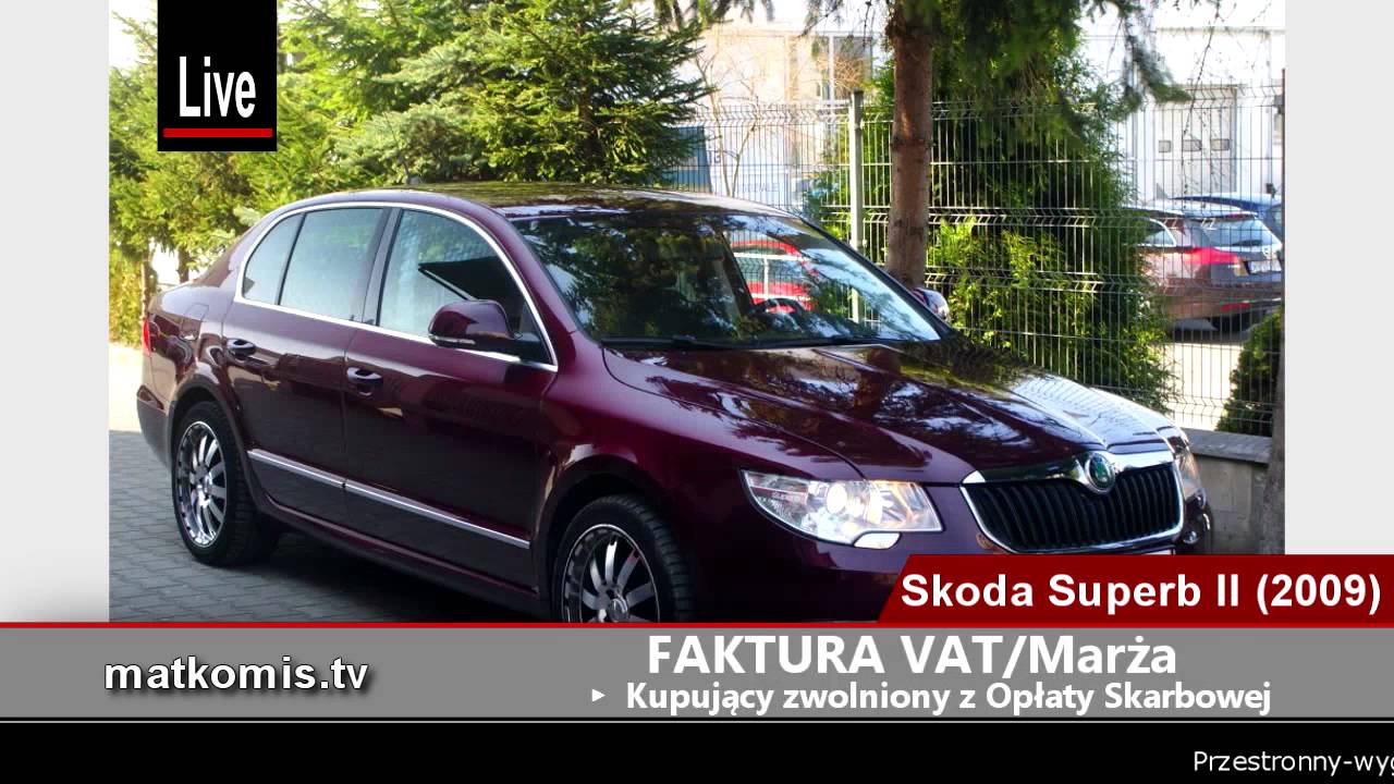 |▶Skoda Superb II  (2009)◀|  ✩ 1.9 TDI 105 KM!! ✩ Serwisowany✩Gwarancja✩