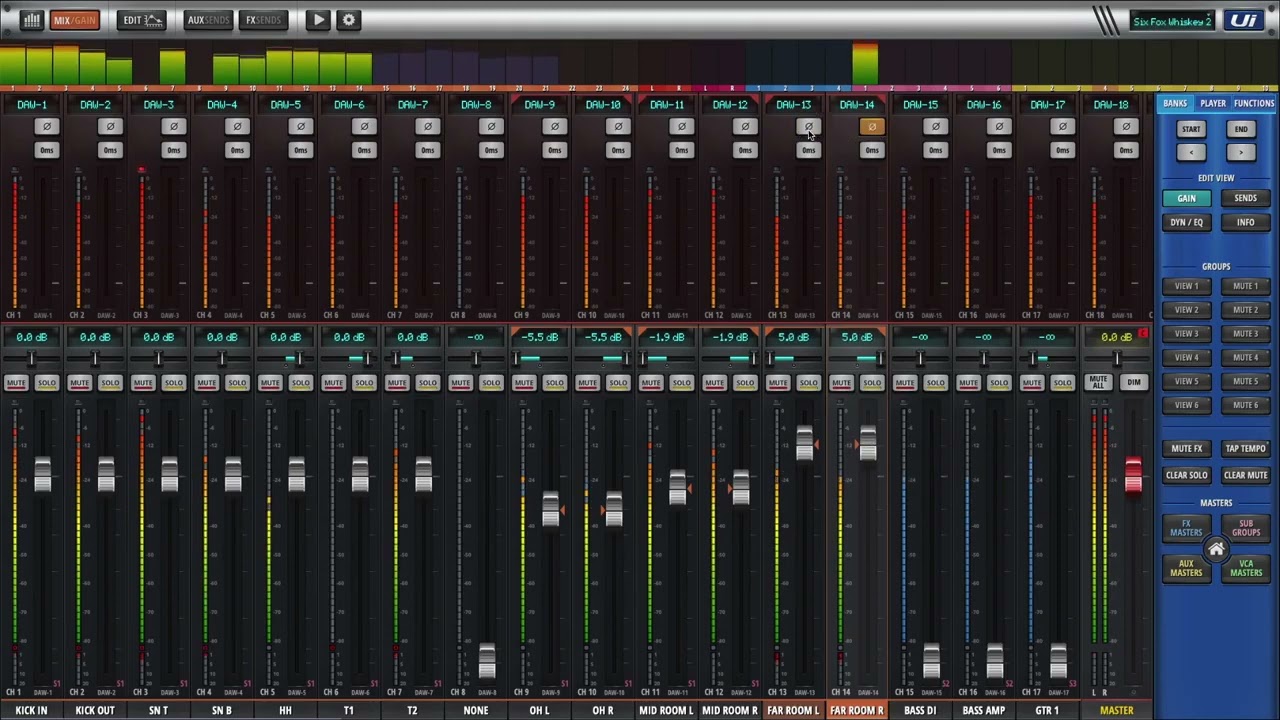 Soundcraft Ui24R วิธีมิกเสียง แสดงสด