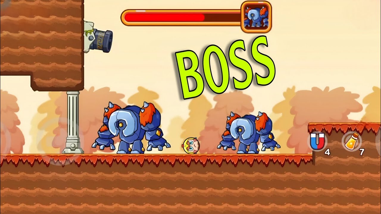 Ball V   Red Boss Challenge  TUTORIAL 🤓 Level 83 🍎 Gameplay Walkthrough Part 1 🤠