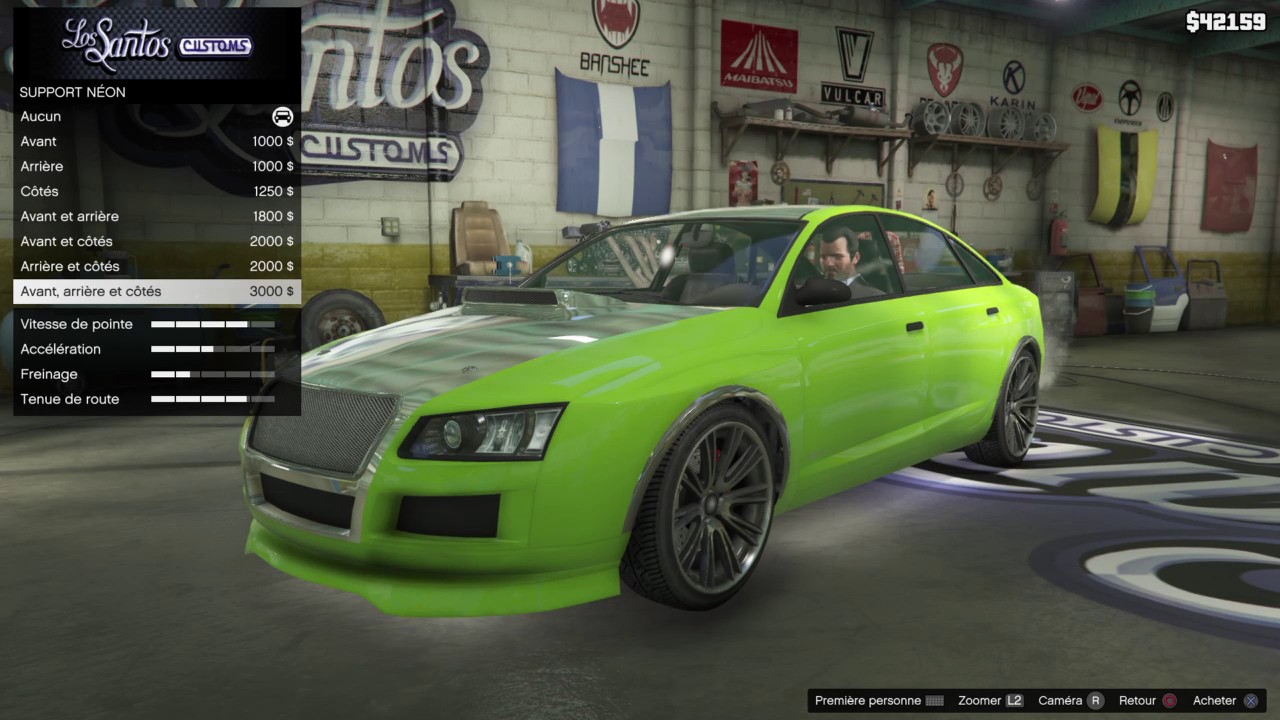 GTA: je custom la voiture de Michel